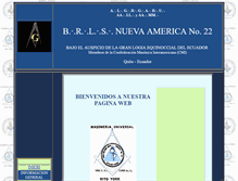 Tablet Screenshot of masoneriaecuatoriana.info